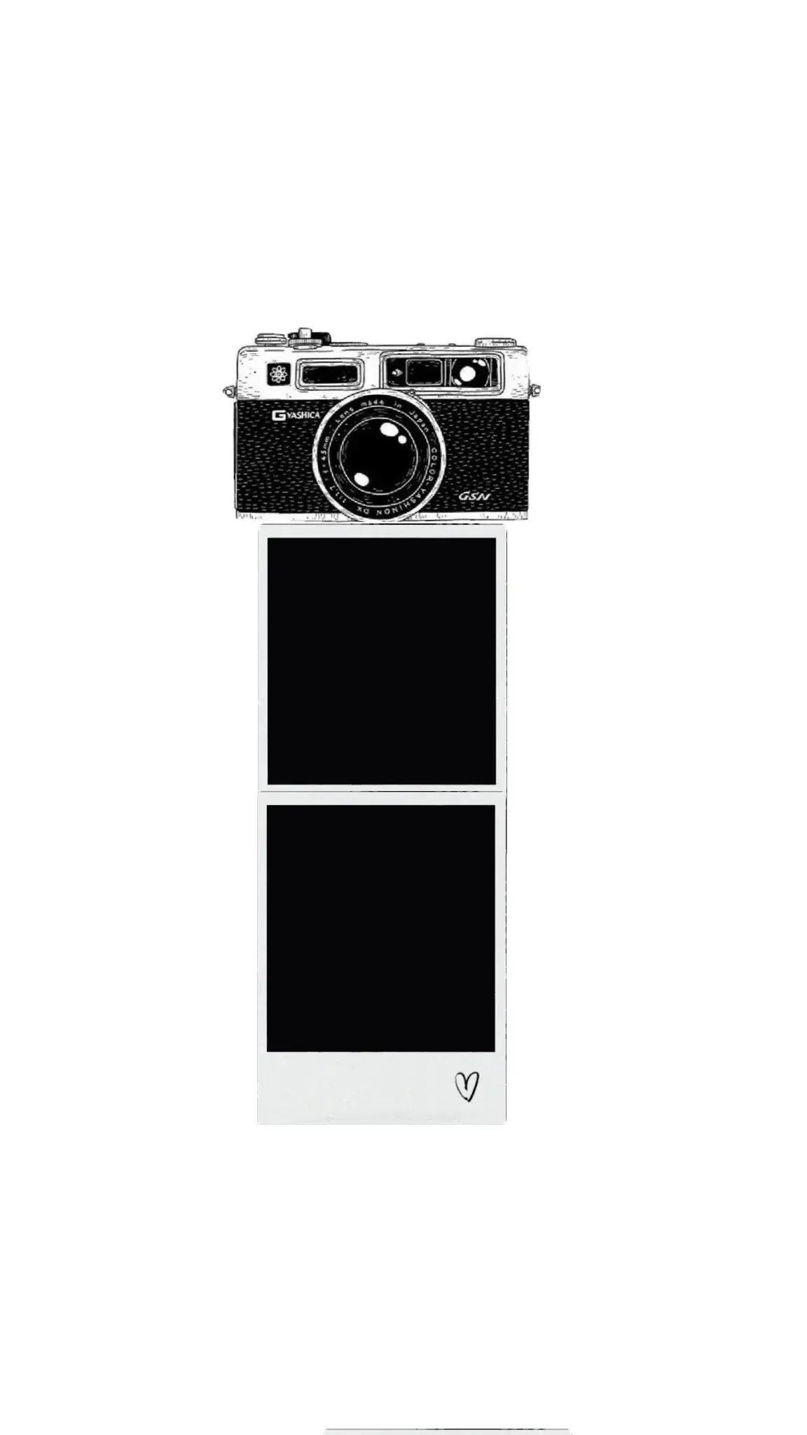 Yashica Print Strip template preview