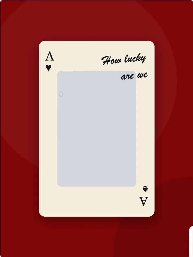 Ace Card template preview