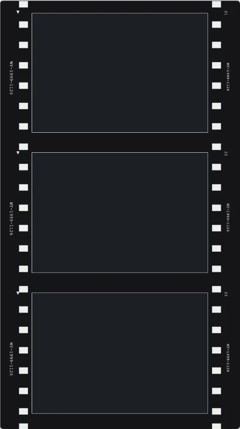 Film Strip template preview